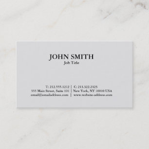 Carte De Visite Moderne Élégant minimaliste professionnel simple B