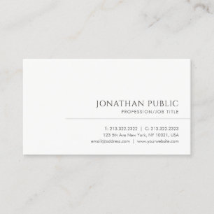 Carte de visite moderne Élégant Professionnel
