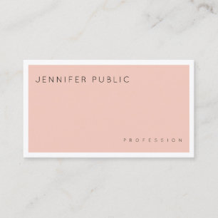 Carte De Visite Moderne Élégant Propre Professionnel Graceful Plai