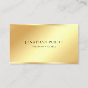 Carte De Visite Moderne Elegant Simple Design Modèle Professionnel