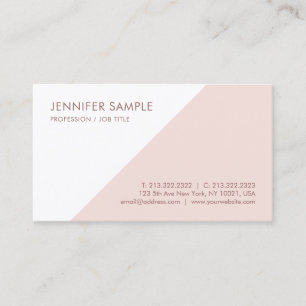Carte De Visite Moderne Elegant Simple Design Modèle professionnel