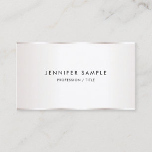 Carte De Visite Moderne Élégant Simple Luxe Modèle Sur Mesure