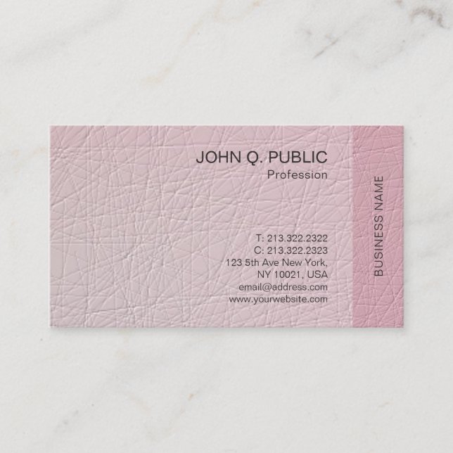 Carte De Visite Moderne Elegant Simple Modèle professionnel (Devant)