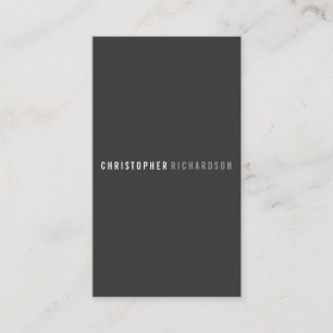 CARTE DE VISITE MODERNE ET MINIMAL No 8