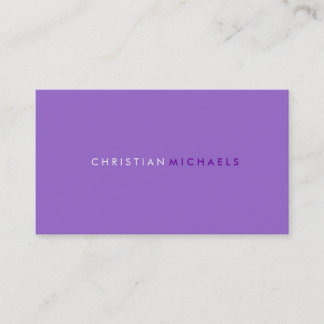 Carte de visite moderne et minimaliste
