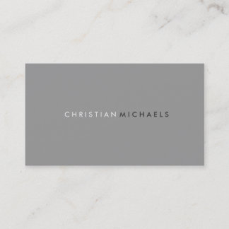 Carte de visite moderne et minimaliste