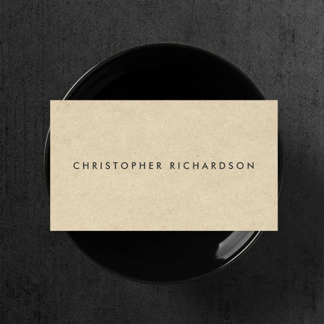 Carte de visite moderne et minimaliste (Créateur téléchargé)