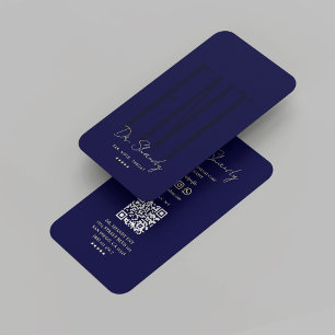 Carte De Visite Moderne ET Otolaryngologiste Midnight Blue