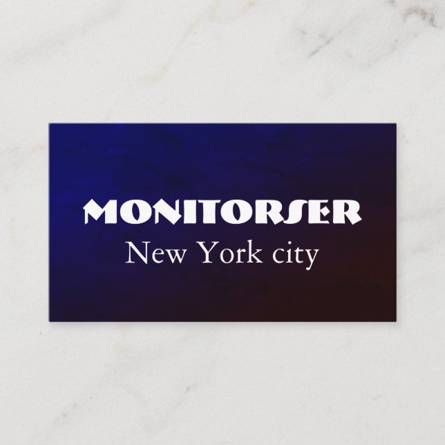 Carte de visite moderne et personnalisable (Devant)