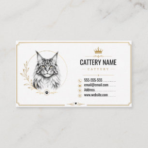 Carte de visite moderne et personnalisée pour élev