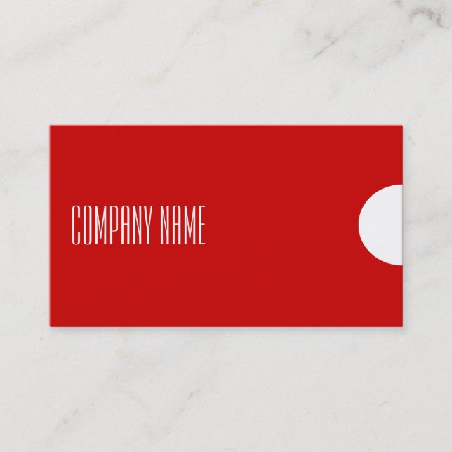 Carte de visite moderne et professionnel simple - (Devant)