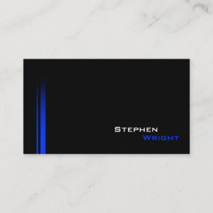 Carte De Visite Moderne Gradient Double Line Professionnel
