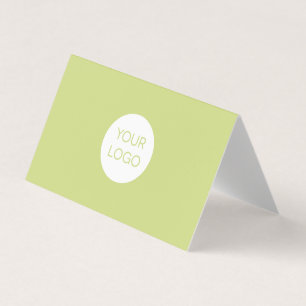 Carte de visite moderne Green Professional avec lo