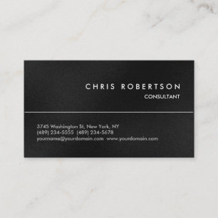Carte de visite moderne gris attrayant