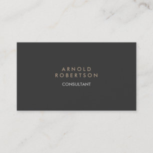 Carte de visite moderne gris clair beige tendance