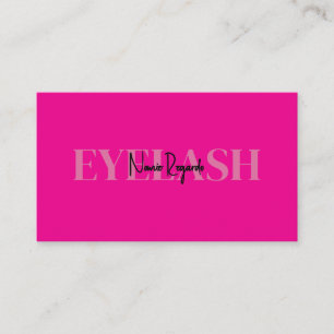 Carte de visite moderne Hot Pink Salon