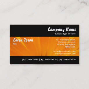 Carte De Visite Moderne II - Tex couleur - Marigold