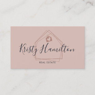 Carte De Visite Moderne Immobilier Professionnel Réalisateur Ajout