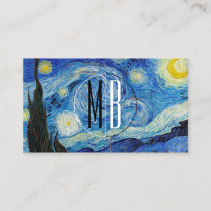 Carte De Visite Moderne, le Starry Night Van Gogh