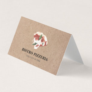 Carte De Visite Moderne Meilleure pizza dans la ville professionne