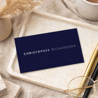 MODERNE & MINIMALE Bleu marine foncé