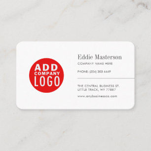 Carte De Visite Moderne Minimaliste Ajoutez Votre Logo