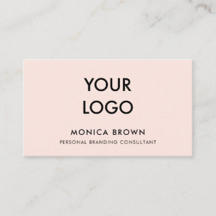 Carte De Visite Moderne minimaliste Ajoutez votre logo à votre ro