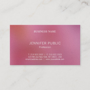 Carte De Visite Moderne minimaliste professionnel Élégant Modèle