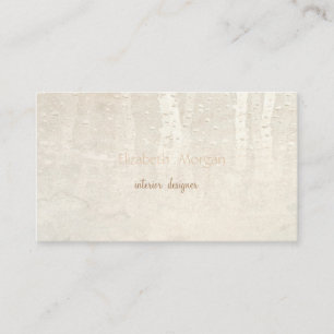 Carte De Visite Moderne minimaliste simple, gouttes de pluie