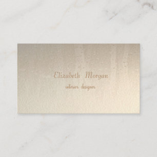 Carte De Visite Moderne minimaliste simple, gouttes de pluie