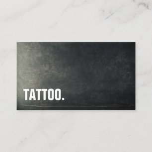 Carte De Visite Moderne Minimaliste Tatouage Professionnel Tableau