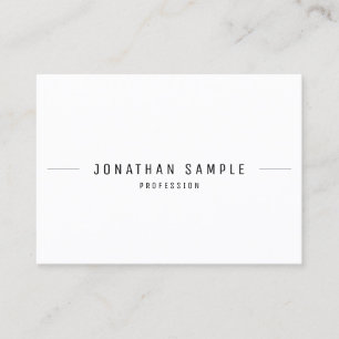 Carte De Visite Moderne Minimaliste Tendance Élégant Modèle Cool