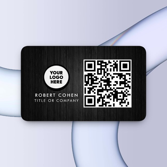 Carte de visite moderne personnalisée avec logo et (Créateur téléchargé)