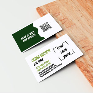 Carte de visite moderne pour les médias sociaux av