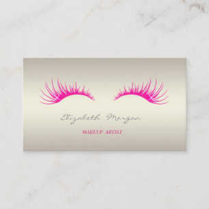Carte De Visite Moderne Professionnel Charme Lumineux, Faux Lashes