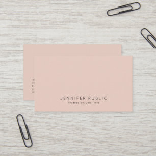 Carte De Visite Moderne Professionnel Gracieux Design Simple
