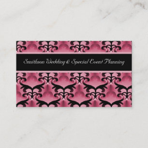 Carte de visite moderne, rose