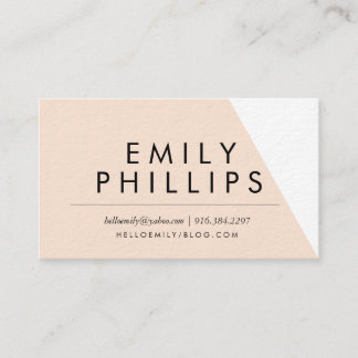 Carte de visite moderne simple