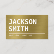 Moderne Simple Gold Metal professionnel