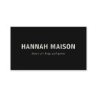 Moderne, simple, professionnel, salon, noir