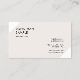 Carte De Visite Moderne simple, simple, professionnel et sophistiq