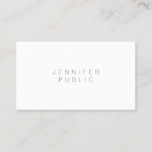 Carte De Visite Moderne Simple Template Design Élégant Professionn