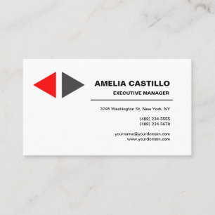 Carte De Visite Moderne tendance Elégant Contemporain Minimaliste