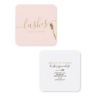 Moderne tendance lashes or girly brush rose rousse