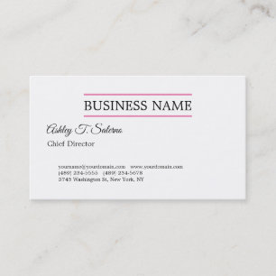 Carte De Visite Moderne tendance Professionnel simple minimaliste 