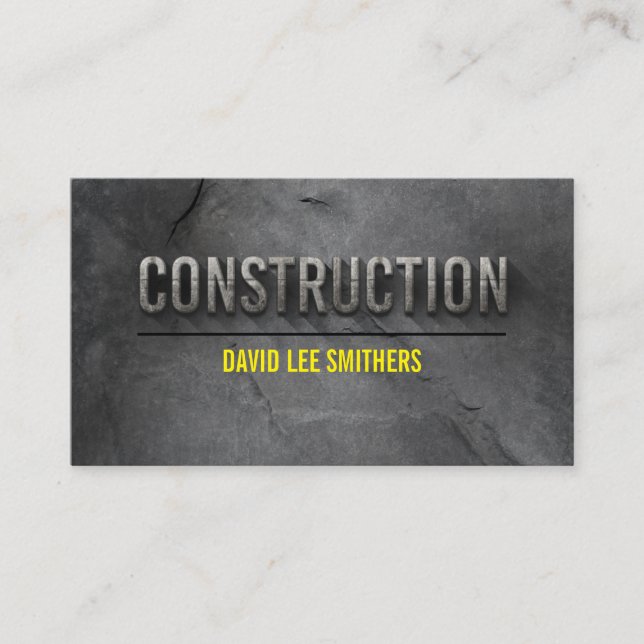 Carte De Visite Modernisation de la construction et de l'entrepren (Devant)