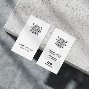 Carte De Visite Modernisation minimaliste de votre logo Médias so