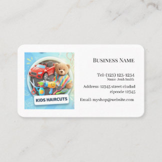 Carte de visite modifiable d'entreprise locale
