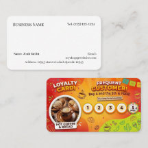 Carte de visite modifiable pour entreprise locale 