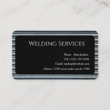 Carte de visite modifiable Services de soudure